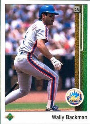 #188 Wally Backman - New York Mets - 1989 Upper Deck Baseball