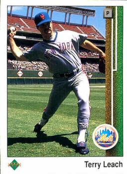 #288 Terry Leach - New York Mets - 1989 Upper Deck Baseball