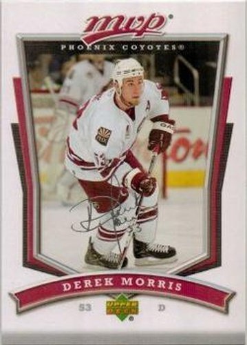 #88 Derek Morris - Phoenix Coyotes - 2007-08 Upper Deck MVP Hockey