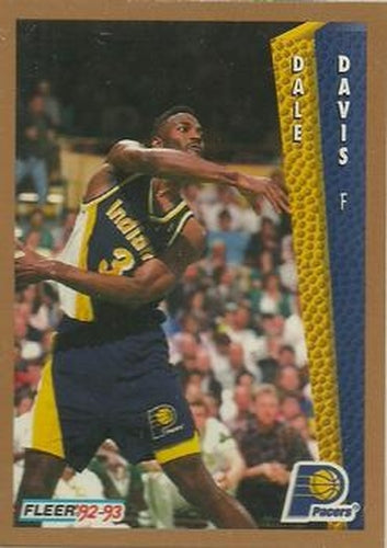 #88 Dale Davis - Indiana Pacers - 1992-93 Fleer Basketball