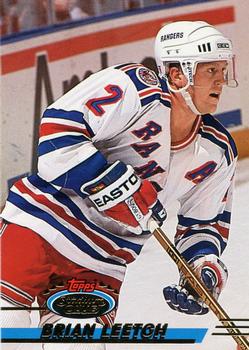 #88 Brian Leetch - New York Rangers - 1993-94 Stadium Club Hockey