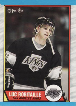 #88 Luc Robitaille - Los Angeles Kings - 1989-90 O-Pee-Chee Hockey