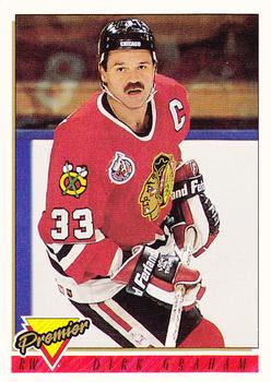 #88 Dirk Graham - Chicago Blackhawks - 1993-94 Topps Premier Hockey