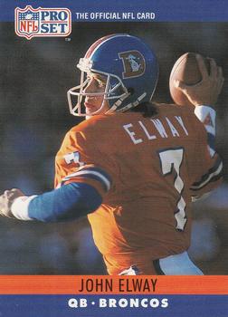 #88 John Elway - Denver Broncos - 1990 Pro Set Football