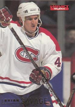 #88 Brian Savage - Montreal Canadiens - 1995-96 SkyBox Impact Hockey
