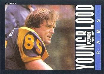 #88 Jack Youngblood - Los Angeles Rams - 1985 Topps Football
