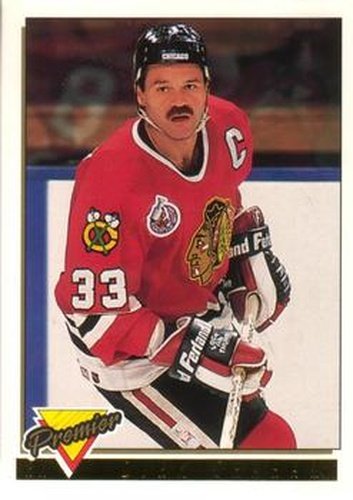 #88 Dirk Graham - Chicago Blackhawks - 1993-94 O-Pee-Chee Premier Hockey - Gold