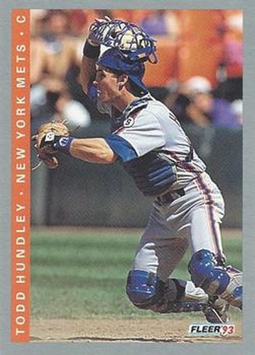 #88 Todd Hundley - New York Mets - 1993 Fleer Baseball