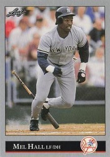 #88 Mel Hall - New York Yankees - 1992 Leaf Baseball
