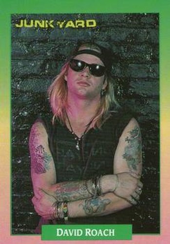 #88 David Roach - 1991 Brockum Rock Cards
