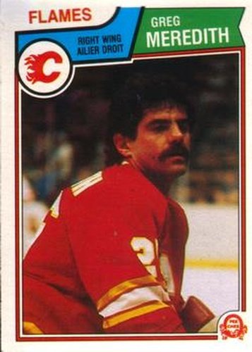 #88 Greg Meredith - Calgary Flames - 1983-84 O-Pee-Chee Hockey