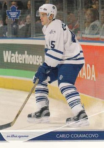 #88 Carlo Colaiacovo - Toronto Maple Leafs - 2003-04 In The Game Toronto Star Hockey