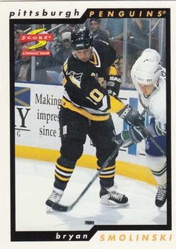 #88 Bryan Smolinski - Pittsburgh Penguins - 1996-97 Score Hockey