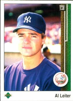 #588 Al Leiter - New York Yankees - 1989 Upper Deck Baseball