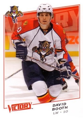 #114 David Booth - Florida Panthers - 2008-09 Upper Deck Victory Hockey