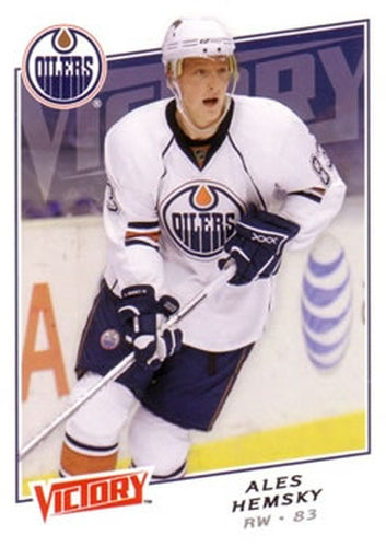 #116 Ales Hemsky - Edmonton Oilers - 2008-09 Upper Deck Victory Hockey