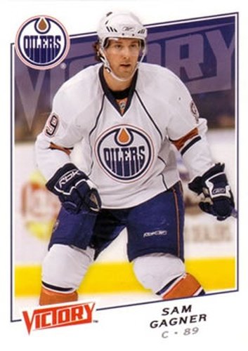 #118 Sam Gagner - Edmonton Oilers - 2008-09 Upper Deck Victory Hockey