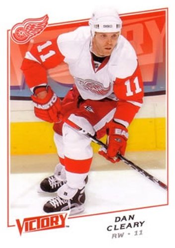 #124 Daniel Cleary - Detroit Red Wings - 2008-09 Upper Deck Victory Hockey