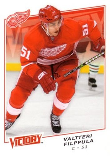 #127 Valtteri Filppula - Detroit Red Wings - 2008-09 Upper Deck Victory Hockey