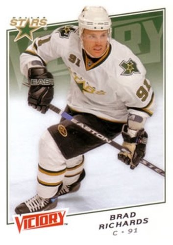 #131 Brad Richards - Dallas Stars - 2008-09 Upper Deck Victory Hockey