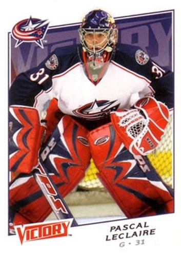 #138 Pascal Leclaire - Columbus Blue Jackets - 2008-09 Upper Deck Victory Hockey