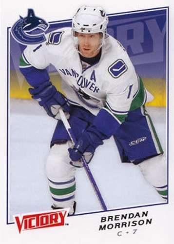 #13 Brendan Morrison - Vancouver Canucks - 2008-09 Upper Deck Victory Hockey