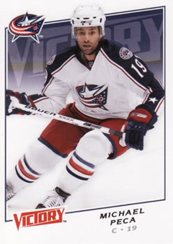 #142 Michael Peca - Columbus Blue Jackets - 2008-09 Upper Deck Victory Hockey