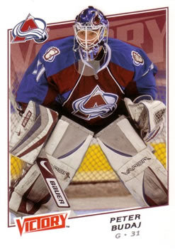 #143 Peter Budaj - Colorado Avalanche - 2008-09 Upper Deck Victory Hockey