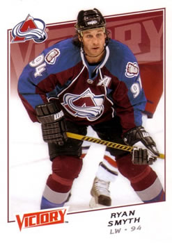 #144 Ryan Smyth - Colorado Avalanche - 2008-09 Upper Deck Victory Hockey