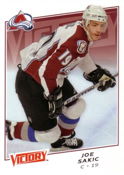 #145 Joe Sakic - Colorado Avalanche - 2008-09 Upper Deck Victory Hockey