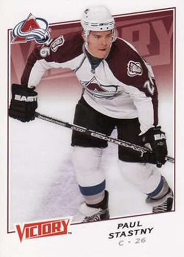 #148 Paul Stastny - Colorado Avalanche - 2008-09 Upper Deck Victory Hockey