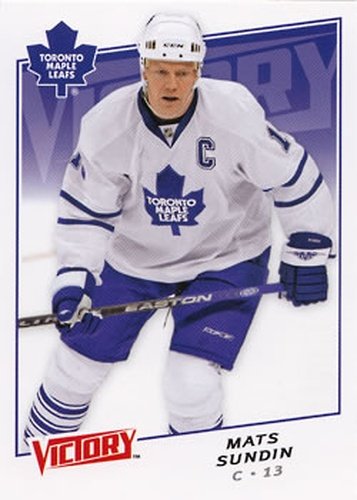 #14 Mats Sundin - Toronto Maple Leafs - 2008-09 Upper Deck Victory Hockey