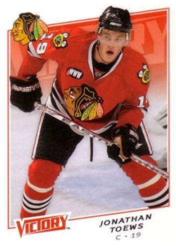 #153 Jonathan Toews - Chicago Blackhawks - 2008-09 Upper Deck Victory Hockey