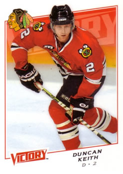 #155 Duncan Keith - Chicago Blackhawks - 2008-09 Upper Deck Victory Hockey