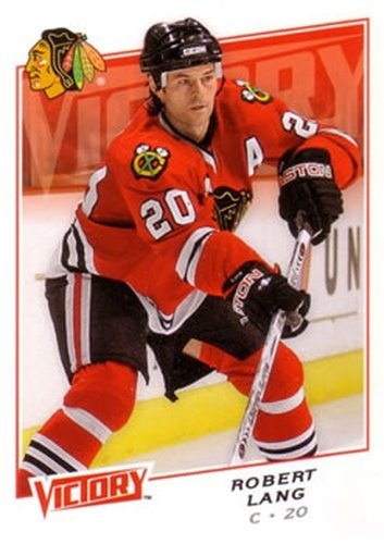 #156 Robert Lang - Chicago Blackhawks - 2008-09 Upper Deck Victory Hockey