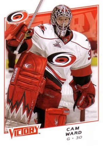 #157 Cam Ward - Carolina Hurricanes - 2008-09 Upper Deck Victory Hockey