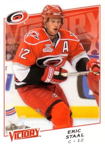 #159 Eric Staal - Carolina Hurricanes - 2008-09 Upper Deck Victory Hockey