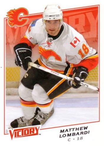 #165 Matthew Lombardi - Calgary Flames - 2008-09 Upper Deck Victory Hockey
