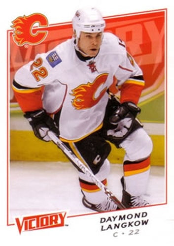 #168 Daymond Langkow - Calgary Flames - 2008-09 Upper Deck Victory Hockey