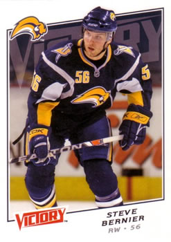 #170 Steve Bernier - Buffalo Sabres - 2008-09 Upper Deck Victory Hockey