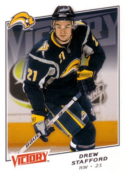 #173 Drew Stafford - Buffalo Sabres - 2008-09 Upper Deck Victory Hockey