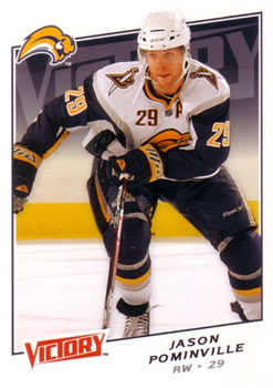#174 Jason Pominville - Buffalo Sabres - 2008-09 Upper Deck Victory Hockey
