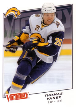 #175 Thomas Vanek - Buffalo Sabres - 2008-09 Upper Deck Victory Hockey