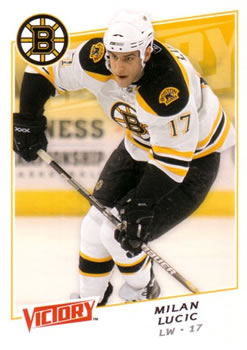 #179 Milan Lucic - Boston Bruins - 2008-09 Upper Deck Victory Hockey