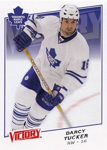 #17 Darcy Tucker - Toronto Maple Leafs - 2008-09 Upper Deck Victory Hockey