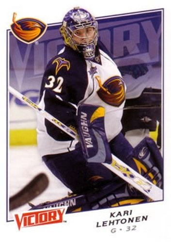 #186 Kari Lehtonen - Atlanta Thrashers - 2008-09 Upper Deck Victory Hockey