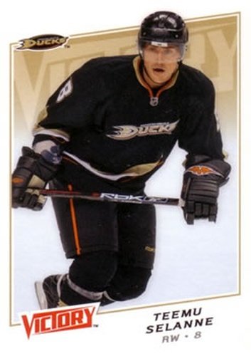 #191 Teemu Selanne - Anaheim Ducks - 2008-09 Upper Deck Victory Hockey