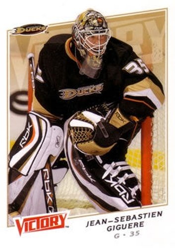 #194 Jean-Sebastien Giguere - Anaheim Ducks - 2008-09 Upper Deck Victory Hockey