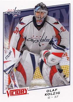 #1 Olaf Kolzig - Washington Capitals - 2008-09 Upper Deck Victory Hockey
