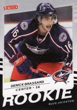 #201 Derick Brassard - Columbus Blue Jackets - 2008-09 Upper Deck Victory Hockey